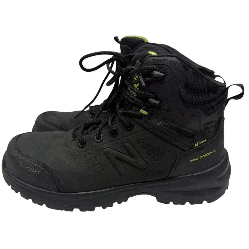 New Balance Calibre EH PR Mid Work Boots Men's 9.5 2E Wide Safety Toe Black‎
